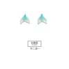 Sea Tail Magnet ear studs, plastic ear clips, 925 pins, plastic pins Specification image